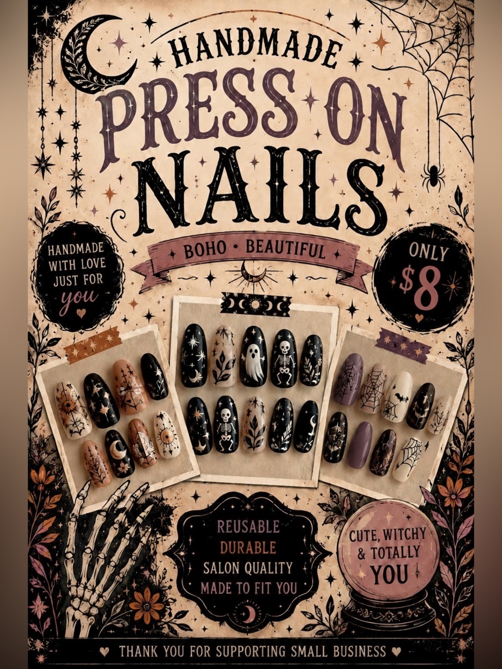 LIVE LISTING Handmade Press On Nails -